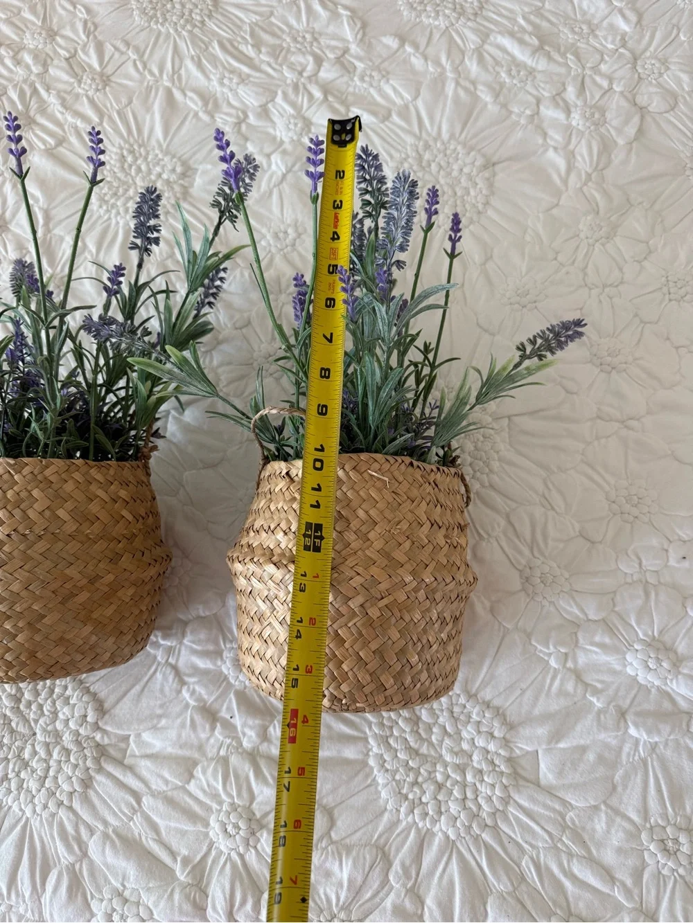 Pair of Artificial Lavender Plants